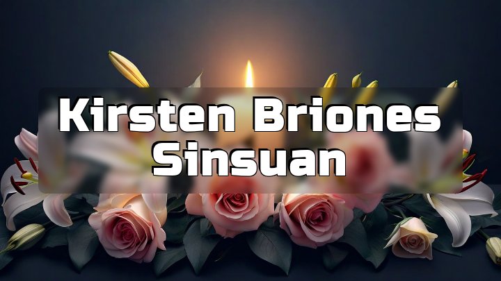 Kirsten Briones Sinsuan, San Diego, California