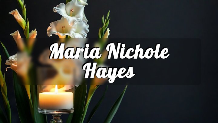 Maria Nichole Hayes, Westland, Michigan